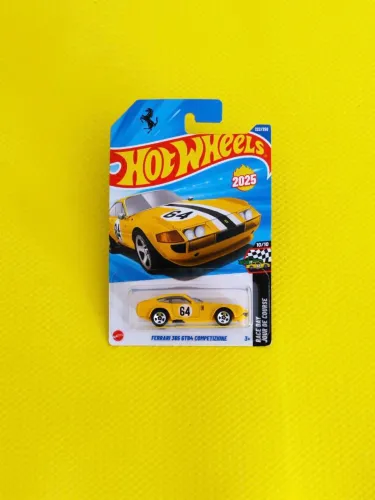 1x Hot Wheels Ferrari 365 GTB4 Competizione Amarela