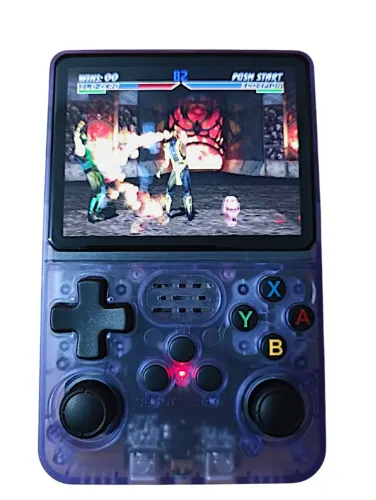R36S Zerado e Cheio de Jogos - 64GB + 22 Mil Jogos Tela IPS
