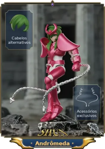 Cavaleiros do Zodiaco Galaxy Version Wave 4 - Shun de Andromeda