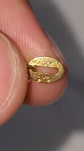 Cordao Magold , banhado a ouro 18k