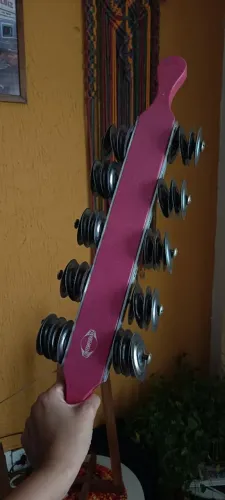Maraca / Chocalho Rocar Rosa