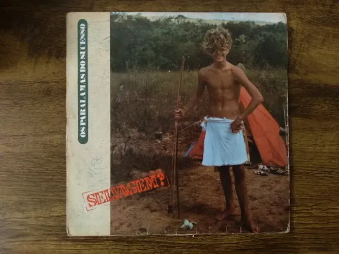 Capa Encarte Original Vinil LP Os Paralamas do Sucesso Selvagem? (Sem o Disco)