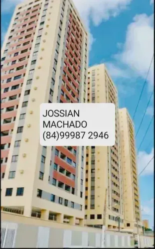 Apartamento com 3/4 - 75m² - Condomínio Sun River - Ribeira - Natal RN