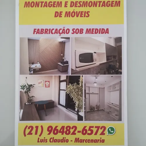 Montador de móveis e móveis sob medida.