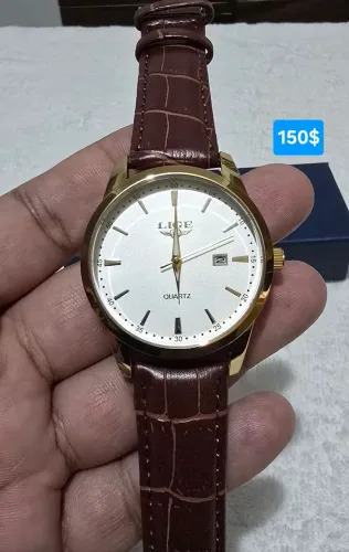 Relógio da Lige pulseira de couro original