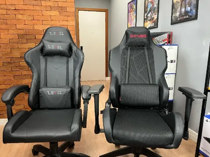 Cadeira Gamer Reclinável Pcyes Level - Muito Confortável (Preços na descrição).