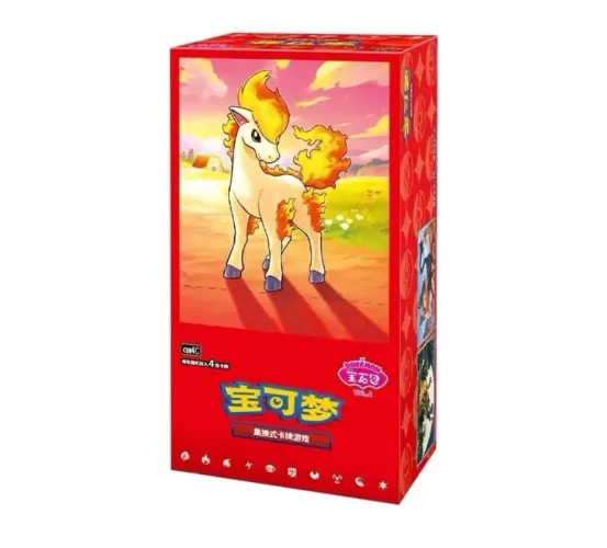 Pokémon Gem Pack vol.4 Exclusivo Chinês LACRADO (box da Ponyta)