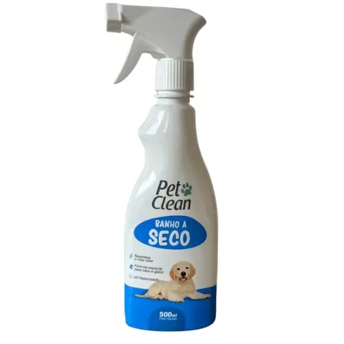 Banho a seco para cães e gatos