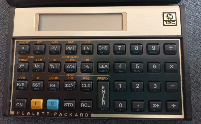 Calculadora HP 12C Gold - Funcionando