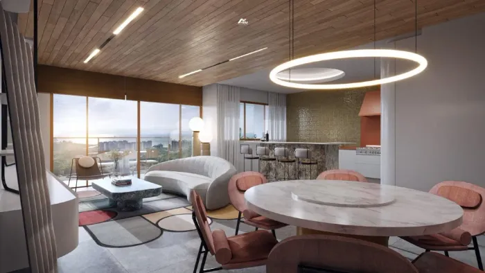 Apartamento de alto padrão com lazer completo, piscina com borda infinita e spa exclusivo