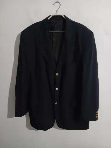 BLAZER VINTAGE LACOSTE DE ALFAIATARIA 100%LÂ PURA ANOS 80/90 54 L