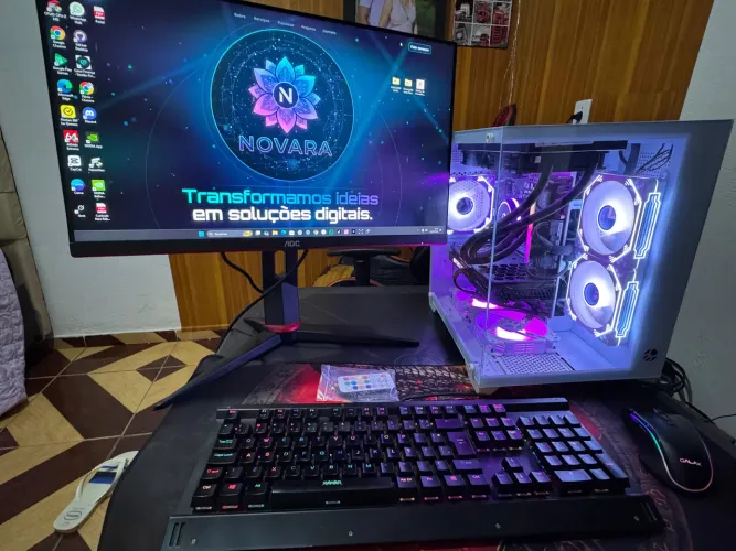 PC GAMER COMPLETO RTX 3060 it 12GB + i3 14ª GERAÇÃO + MONITOR AOC 24? 