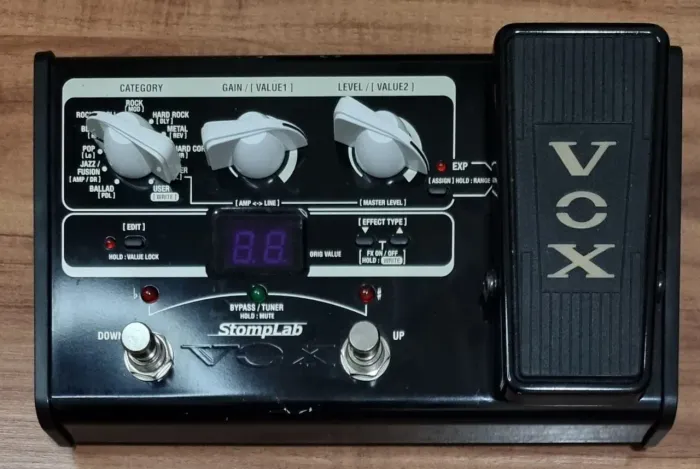 Pedaleira de Guitarra VOX Stomplab IIg