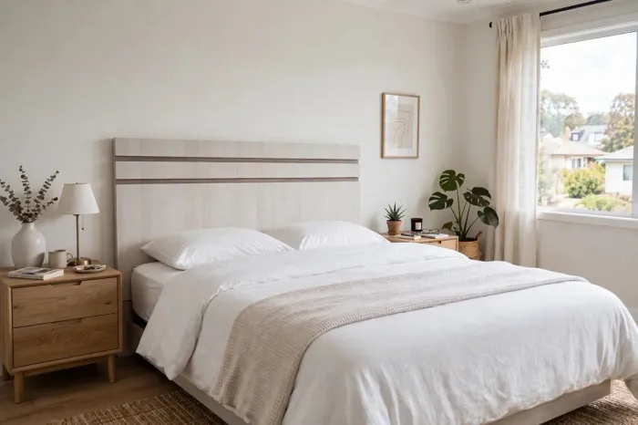 VENDO OU TROCO: Cabeceira cama casal 100% MDF