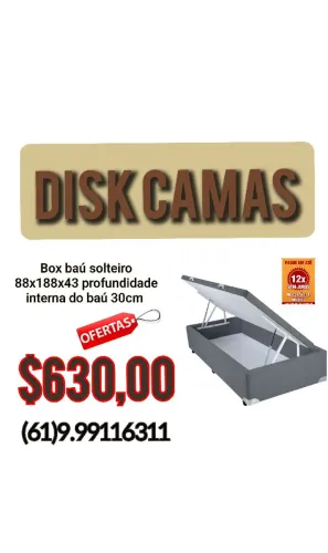 Fábrica de CAMAS box baú vários tamanhos.