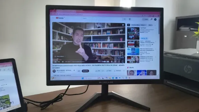 Monitor 19 Preto Led Bm19k4hvw Bluecase - 75hz / Hdmi / Vga