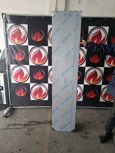 Prateleira 1,85x40 lisa de parede toda no aço inox nova temos a pronta entrega