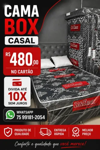 Cama Box casal!