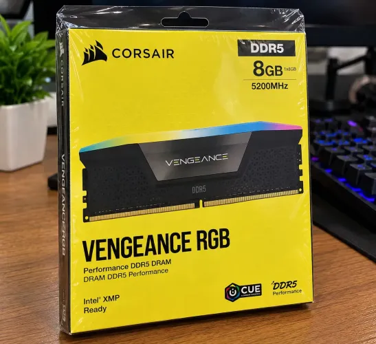 Memória Ram Corsair Vengeance RGB 8GB DDR5 5200 MHZ NOVO lacrado