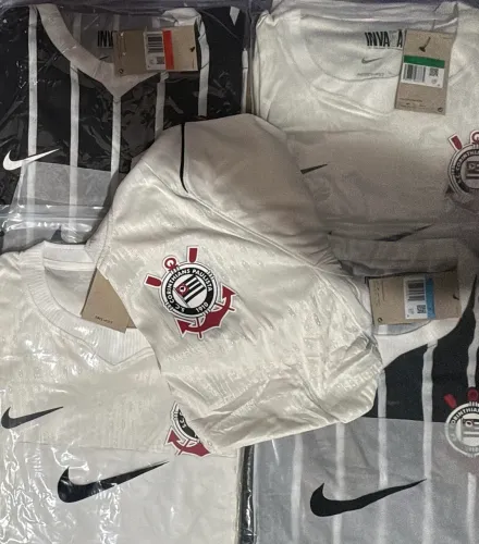 Camisas Corinthians versão jogador 1.1 / Tamanhos do P ao G2