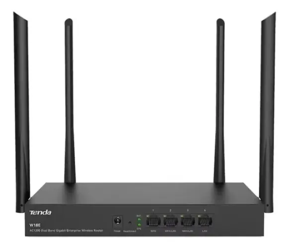 Roteador Wi-Fi Tenda W18E AC1200 Gigabit - Dual WAN com Balanceamento Automático