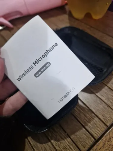 Microfone de Lapela Sem Fio com Case e Deadcat