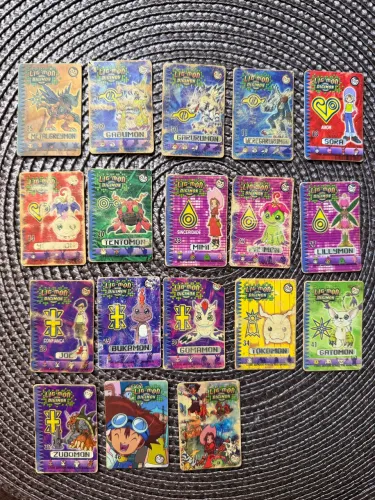 19 cartas Digimon 2001 - 100,00