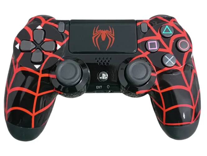 Controle PS4 Sem Fio - Spider Man Preto