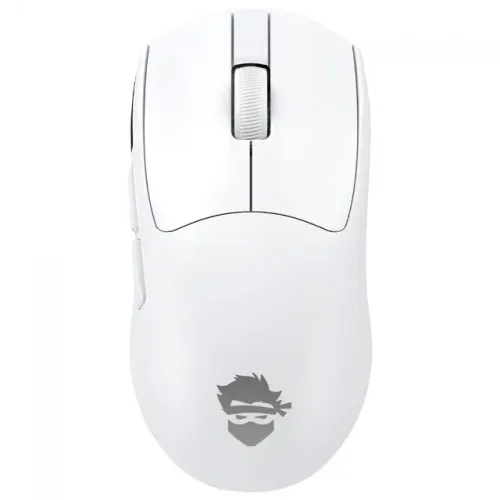 Mouse Gamer Ninja Zetsu sensor PixArt 3311 Wireless Bluetooth 6 Botoes Branco novo lacrado