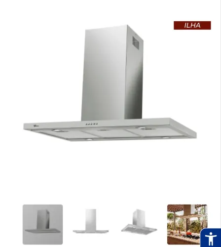 Coifa inox FISCHER