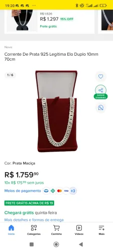 Corrente de prata 925
