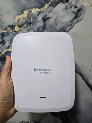 Central De Alarme Intelbras Amt 8000 Lite Sem Fio Com Sirene