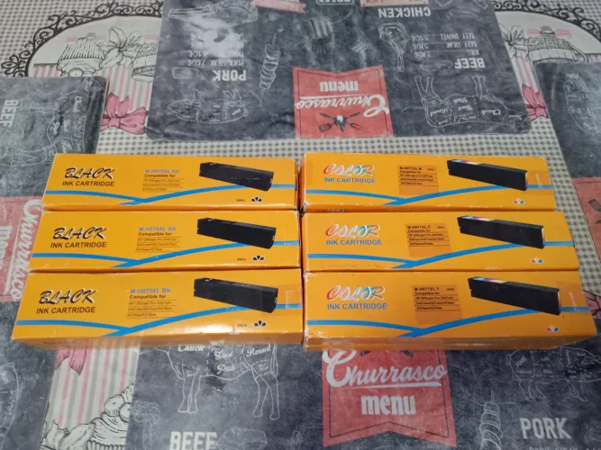 Vendo 9 Cartuchos de tinta de substituição 970XL 971XL para HP 970 971. LEIAA.