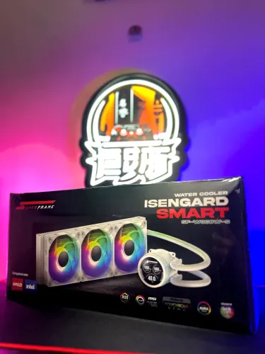 Water Cooler SuperFrame Isengard Smart ARGB 360mm White Lacrado