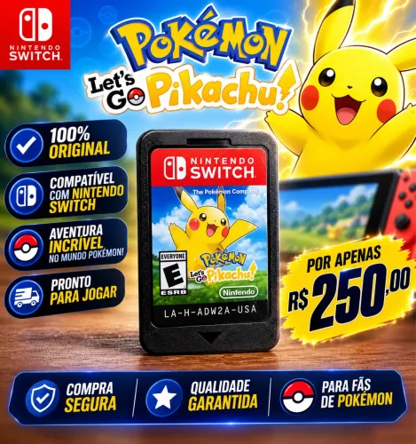 Pokémon Let?s Go Pikachu! - Nintendo Switch - Original