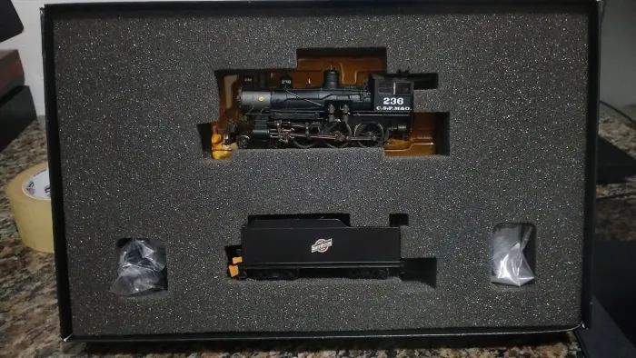 Baldwin 4-6-0 com DCC -- Chicago & North Western nº 237<br>