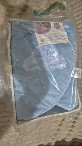 Cobertor nino zip urso azul