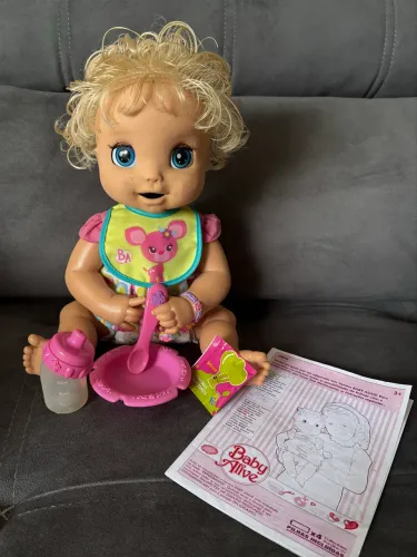 Baby Alive Linda Surpresa Completa Funcionando Perfeitamente 