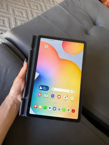 Tablet Samsung Galaxy Tab S6 Lite (Novo, acompanha capa, película, caneta e carregador)