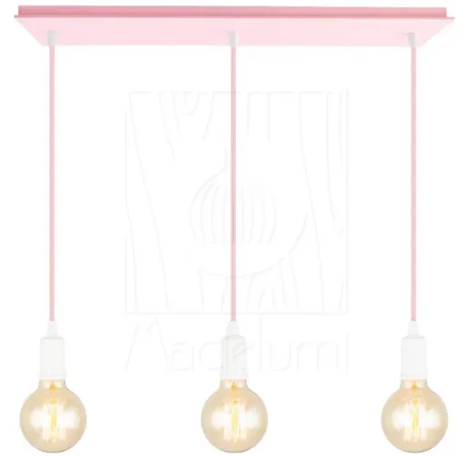Vendo esse pendente industrial rosa novo na caixa