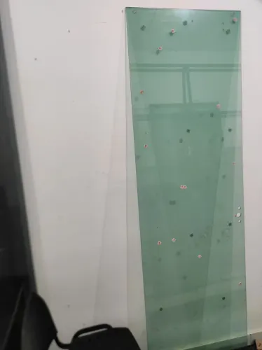 Porta de vidro blindex 10mm verde 2,47x75 de correr nova VENDO SÓ O VIDRO E NAO ENTREGO 