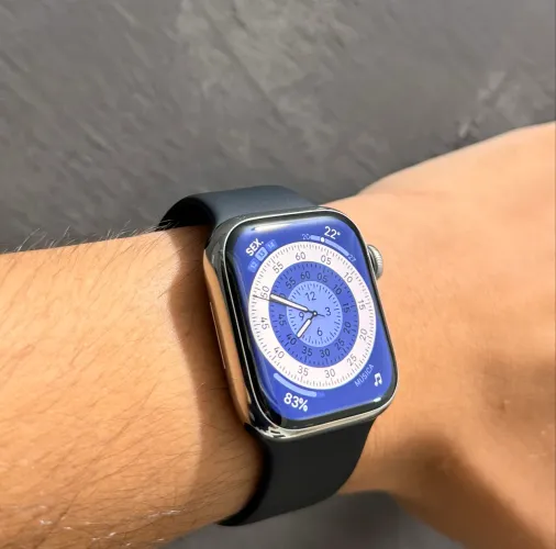 Apple Watch Aço Inoxidável Séries 8 GPS+CELL
