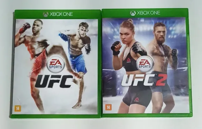 XBOX - UFC + UFC 2 (2 super jogos)