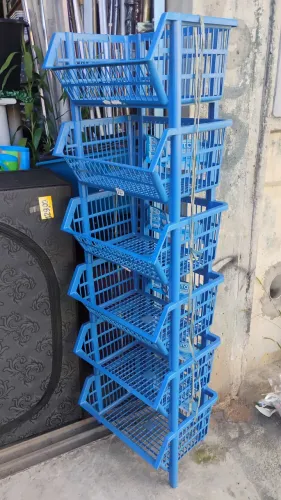 Cestos empilháveis para casa ou comércio