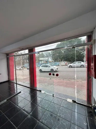 Portas de vidro temperado transparente
