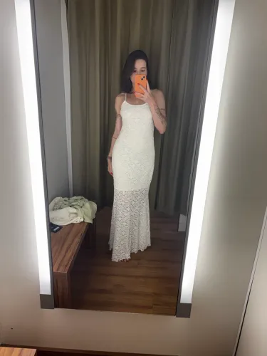 Vestido off white