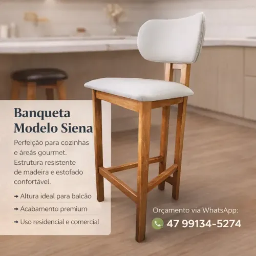Banqueta modelo Siena