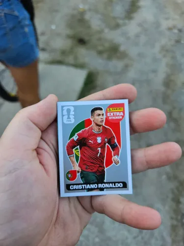 FIGURINHA DA COPA CR7 EXTRA