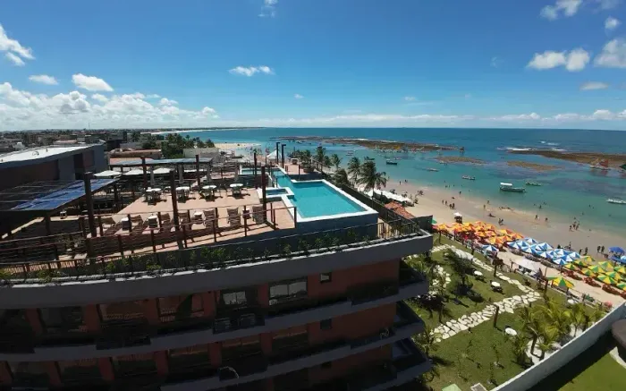 Flat com Mezanino e Lazer Completo nas Piscinas Naturais em Porto