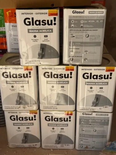 Massa Acrílica Lata 25kg Glasu